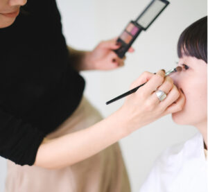 メイクレッスンの様子